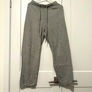 Zaket & Plover Gray Cashmere Blend Drawstring Pyjama Pants Size Medium Women’s